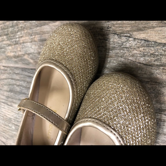 Gold Sparkle Dress Shoe - Picture 2 of 3